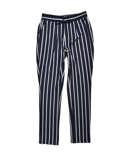 MinoriTY（マイノリティ）の「イージーテーパードストライプパンツ/ポンチ素材（その他パンツ・メンズ・ブラック/ネイビー/グレー/ブラック系その他/グレー系その他/ブルー系その他・M/L/XL）」の19枚目の写真