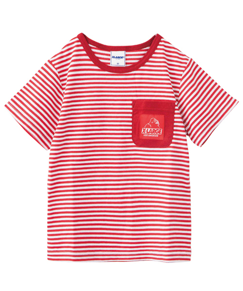 XLARGE KIDS(エクストララージキッズ)の「S/S STRIPE TEE(Tシャツ/カットソー・キッズ・ブラック/ブルー/レッド・5T/4T/2T/6T/7T)」の3枚目の写真