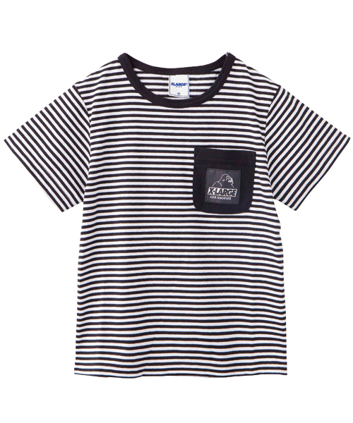 XLARGE KIDS(エクストララージキッズ)の「S/S STRIPE TEE(Tシャツ/カットソー・キッズ・ブラック/ブルー/レッド・5T/4T/2T/6T/7T)」の2枚目の写真