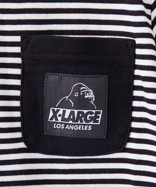 XLARGE KIDS(エクストララージキッズ)の「S/S STRIPE TEE(Tシャツ/カットソー・キッズ・ブラック/ブルー/レッド・5T/4T/2T/6T/7T)」の5枚目の写真