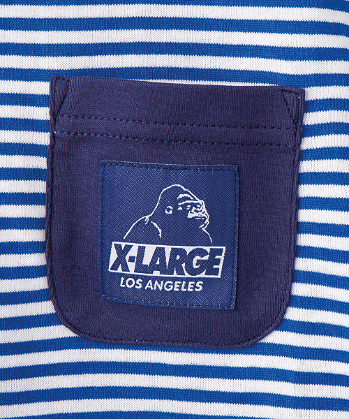 XLARGE KIDS(エクストララージキッズ)の「S/S STRIPE TEE(Tシャツ/カットソー・キッズ・ブラック/ブルー/レッド・5T/4T/2T/6T/7T)」の6枚目の写真
