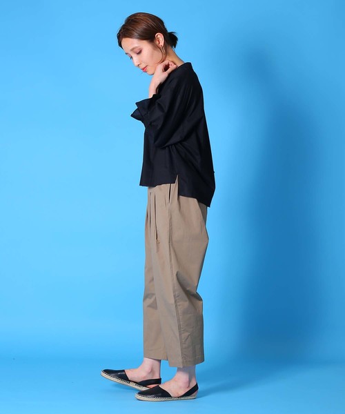 Kelen(ケレン)の「「KELEN / ケレン」 ペプラムスキッパーブラウス"Dear"(シャツ/ブラウス・レディース・ピンクベージュ/ブラック/オフホワイト/サックスブルー・M/S)」の20枚目の写真