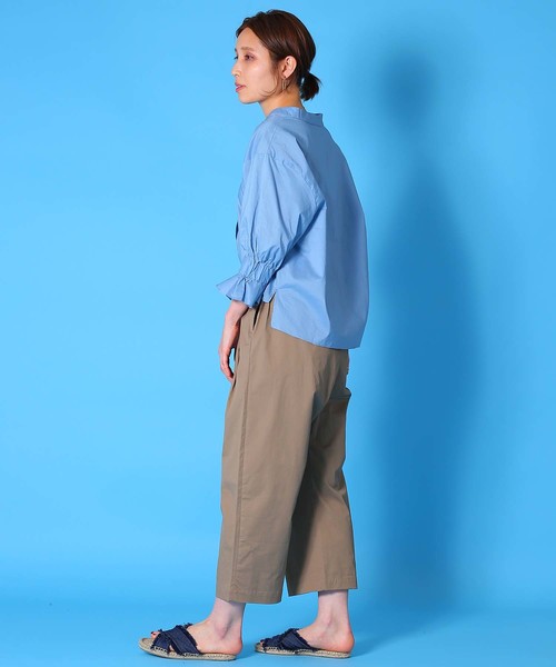 Kelen(ケレン)の「「KELEN / ケレン」 ペプラムスキッパーブラウス"Dear"(シャツ/ブラウス・レディース・ピンクベージュ/ブラック/オフホワイト/サックスブルー・M/S)」の17枚目の写真