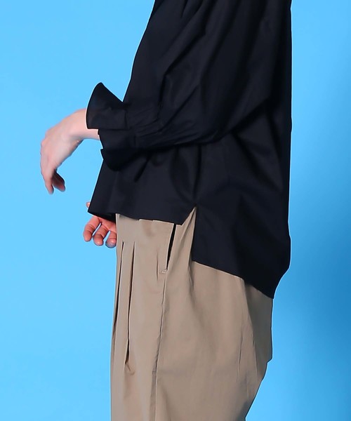 Kelen(ケレン)の「「KELEN / ケレン」 ペプラムスキッパーブラウス"Dear"(シャツ/ブラウス・レディース・ピンクベージュ/ブラック/オフホワイト/サックスブルー・M/S)」の10枚目の写真