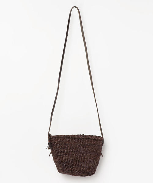 coen（コーエン）の「サイザルミニショルダーバッグ（ショルダーバッグ・レディース・ライム/ダークブラウン/ベージュ・FREE）」の5枚目の写真