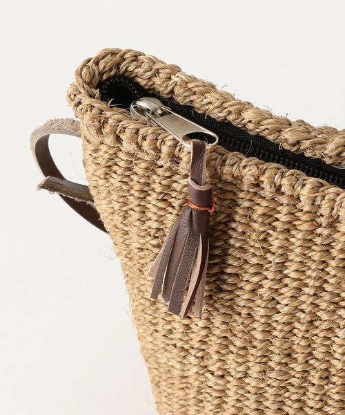 coen（コーエン）の「サイザルミニショルダーバッグ（ショルダーバッグ・レディース・ライム/ダークブラウン/ベージュ・FREE）」の18枚目の写真