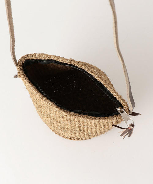 coen（コーエン）の「サイザルミニショルダーバッグ（ショルダーバッグ・レディース・ライム/ダークブラウン/ベージュ・FREE）」の11枚目の写真