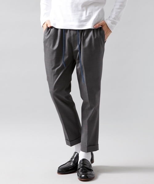 MONKEY TIME（モンキータイム）の「MT∴ TW イージー スラックス（スラックス・メンズ・ブラック/ダークグレー・MEDIUM/SMALL/LARGE）」の4枚目の写真