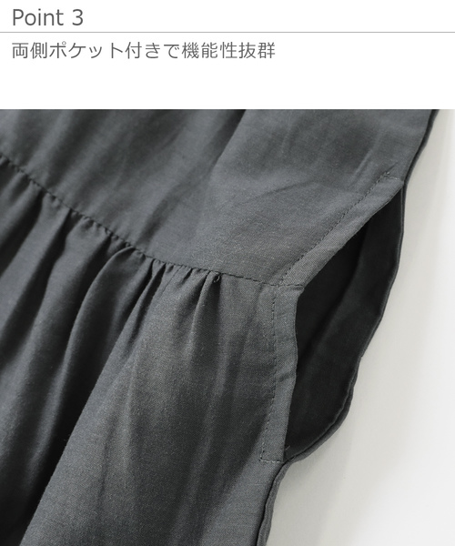 devirock（デビロック）の「ティアードワンピース（ワンピース・キッズ・チャコール/テラコッタ・110cm/100cm/120cm/130cm/140cm/150cm/160cm）」の7枚目の写真