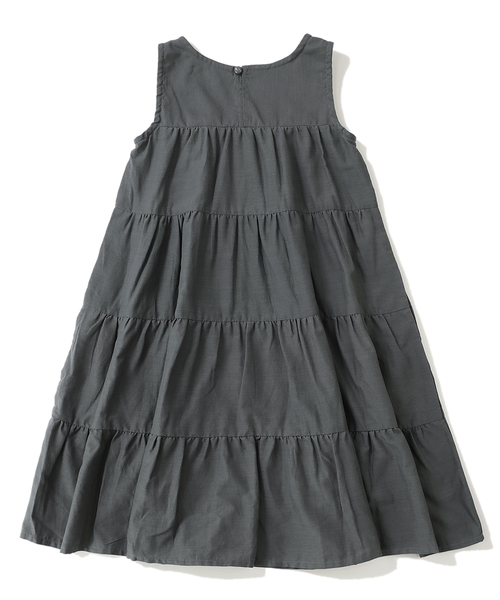 devirock（デビロック）の「ティアードワンピース（ワンピース・キッズ・チャコール/テラコッタ・110cm/100cm/120cm/130cm/140cm/150cm/160cm）」の9枚目の写真