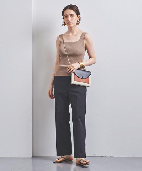 UNITED ARROWS(ユナイテッドアローズ)の「UBCB C/NY リブ キャミソール◆(キャミソール・レディース・ベージュ/ブラック・FREE)」の15枚目の写真