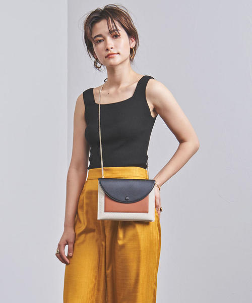 UNITED ARROWS(ユナイテッドアローズ)の「UBCB C/NY リブ キャミソール◆(キャミソール・レディース・ベージュ/ブラック・FREE)」の14枚目の写真