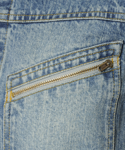 X-girl（エックスガール）の「MILITARY STYLE JUMPSUIT（つなぎ/オールインワン・レディース・ブラウン/ブルー/ライトインディゴブルー・1/0/2）」の8枚目の写真