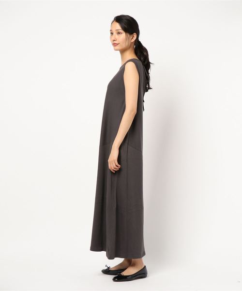 IENA LA BOUCLE(イエナラブークル)の「IENA LA BOUCLE スーピマリブ ノースリーブワンピース◆(ワンピース・レディース・ブラック系その他・FREE)」の3枚目の写真