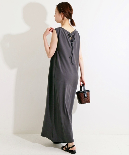 IENA LA BOUCLE(イエナラブークル)の「IENA LA BOUCLE スーピマリブ ノースリーブワンピース◆(ワンピース・レディース・ブラック系その他・FREE)」の9枚目の写真