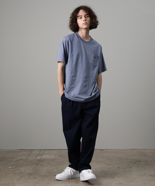 JUNRED（ジュンレッド）の「2タックリラックステーパードデニム（デニムパンツ・メンズ・ブラック/ブルー系その他4・S/M/L）」の14枚目の写真