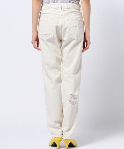 Another Edition（アナザーエディション）の「AE DAMAGE DNM 5POCⅡ ◆（デニムパンツ・レディース・オフホワイト/ライトブルー・SMALL/MEDIUM）」の9枚目の写真