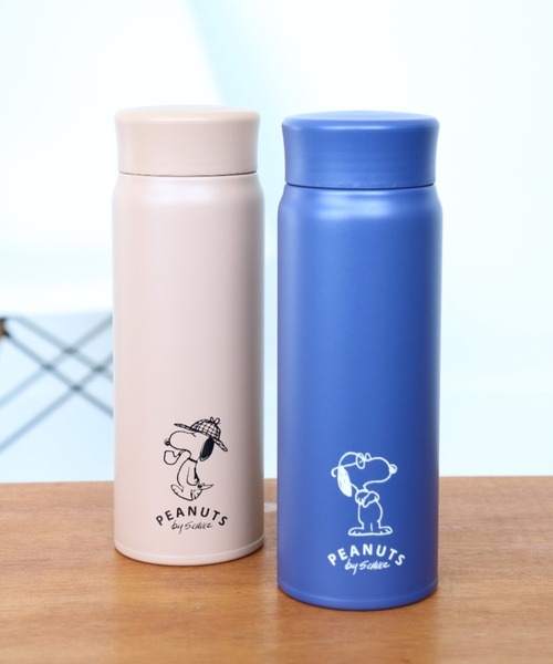 PEANUTS（ピーナッツ）の「〈PEANUTS/ピーナッツ〉SNOOPY STAINLESS BOTTLE/シンプル可愛いスヌーピーステンレスボトル（水筒・レディース・ホワイト/グレー/ベージュ/ネイビー・ONE SIZE）」の12枚目の写真