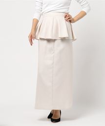 【BAUME(ボーメ)】ラッフルスリットスカート