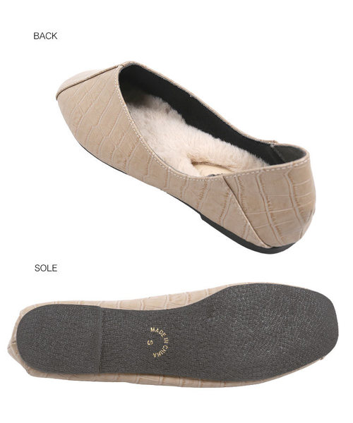 KOBE LETTUCE（コウベレタス）の「インナーファースクエアトゥ2wayバブーシュ（その他シューズ・レディース・ブラック/モカ/ブラウン系その他/ベージュ系その他/パイソン・LL/S/M/L）」の15枚目の写真