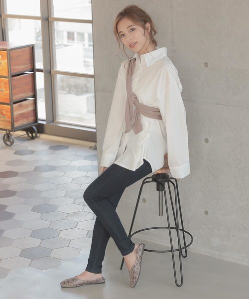 KOBE LETTUCE（コウベレタス）の「インナーファースクエアトゥ2wayバブーシュ（その他シューズ・レディース・ブラック/モカ/ブラウン系その他/ベージュ系その他/パイソン・LL/S/M/L）」の18枚目の写真