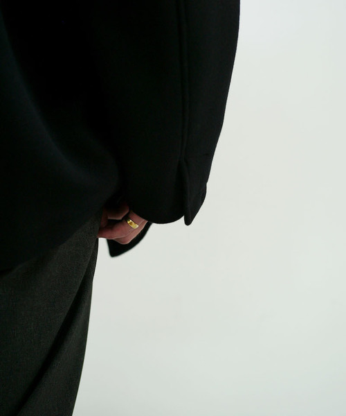 WELLDER（ウェルダー）の「WELLDER Boxy Car Coat（その他アウター・メンズ・ブラック・S）」の4枚目の写真