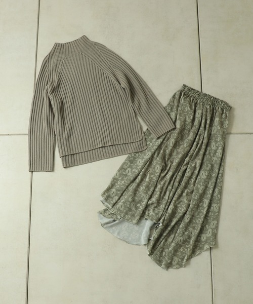 one after another NICE CLAUP（ワンアフターアナザーナイスクラップ）の「セットアップワンピース（ワンピース・レディース・オフホワイト/ライトグレー/カーキ/ラベンダー・FREE）」の8枚目の写真