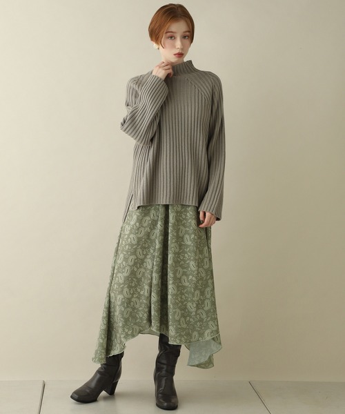 one after another NICE CLAUP（ワンアフターアナザーナイスクラップ）の「セットアップワンピース（ワンピース・レディース・オフホワイト/ライトグレー/カーキ/ラベンダー・FREE）」の22枚目の写真