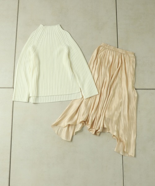 one after another NICE CLAUP（ワンアフターアナザーナイスクラップ）の「セットアップワンピース（ワンピース・レディース・オフホワイト/ライトグレー/カーキ/ラベンダー・FREE）」の17枚目の写真