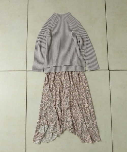 one after another NICE CLAUP（ワンアフターアナザーナイスクラップ）の「セットアップワンピース（ワンピース・レディース・オフホワイト/ライトグレー/カーキ/ラベンダー・FREE）」の20枚目の写真