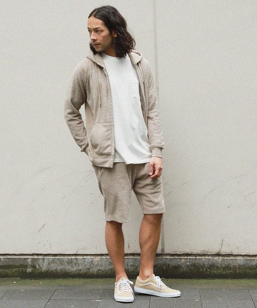 BAYFLOW（ベイフロー）の「コットンリネンパイルショートパンツ（その他パンツ・メンズ・オフホワイト/ベージュ/ネイビー/ライトブルー・SMALL/MEDIUM/LARGE）」の12枚目の写真