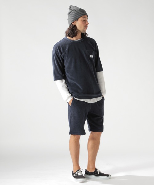 BAYFLOW（ベイフロー）の「コットンリネンパイルショートパンツ（その他パンツ・メンズ・オフホワイト/ベージュ/ネイビー/ライトブルー・SMALL/MEDIUM/LARGE）」の15枚目の写真