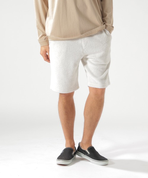BAYFLOW（ベイフロー）の「コットンリネンパイルショートパンツ（その他パンツ・メンズ・オフホワイト/ベージュ/ネイビー/ライトブルー・SMALL/MEDIUM/LARGE）」の6枚目の写真