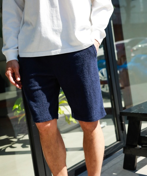 BAYFLOW（ベイフロー）の「コットンリネンパイルショートパンツ（その他パンツ・メンズ・オフホワイト/ベージュ/ネイビー/ライトブルー・SMALL/MEDIUM/LARGE）」の8枚目の写真