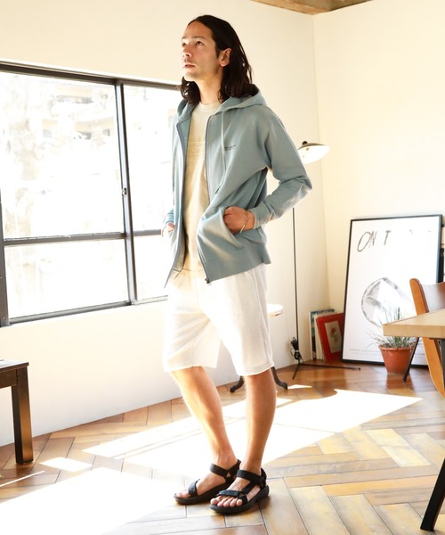 BAYFLOW（ベイフロー）の「コットンリネンパイルショートパンツ（その他パンツ・メンズ・オフホワイト/ベージュ/ネイビー/ライトブルー・SMALL/MEDIUM/LARGE）」の9枚目の写真