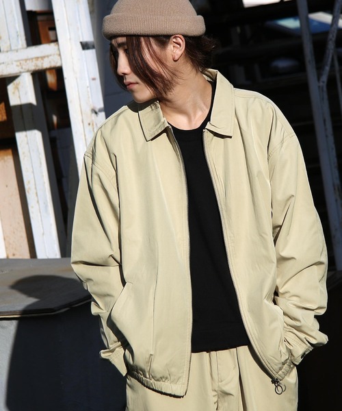ZIP FIVE(ジップファイブ)の「【ZIP FIVE】T/Cキャンバス ライトスイングトップブルゾン/シャツジャケット(ブルゾン・メンズ・ブラウン/ベージュ系/ブラック/グリーン/アイボリー/ネイビー/グレー系/ベージュ/オリーブ・X-LARGE/LARGE/MEDIUM)」の5枚目の写真