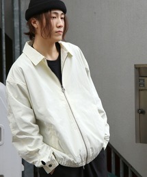 【ZIP FIVE】T/Cキャンバス ライトスイングトップブルゾン/シャツジャケット