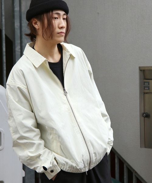 ZIP FIVE(ジップファイブ)の「【ZIP FIVE】T/Cキャンバス ライトスイングトップブルゾン/シャツジャケット(ブルゾン・メンズ・ブラウン/ベージュ系/ブラック/グリーン/アイボリー/ネイビー/グレー系/ベージュ/オリーブ・X-LARGE/LARGE/MEDIUM)」の1枚目の写真