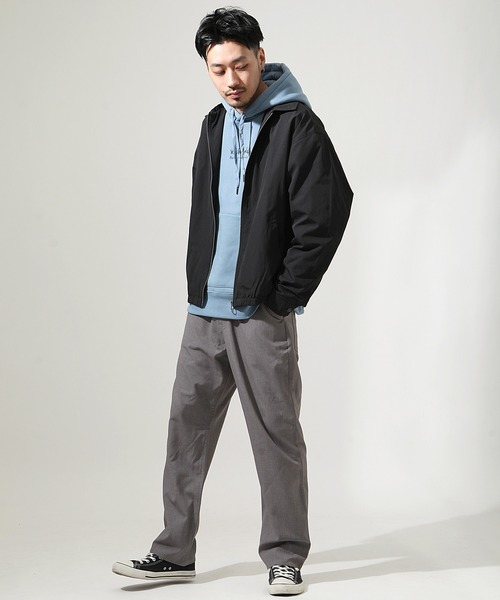 ZIP FIVE(ジップファイブ)の「【ZIP FIVE】T/Cキャンバス ライトスイングトップブルゾン/シャツジャケット(ブルゾン・メンズ・ブラウン/ベージュ系/ブラック/グリーン/アイボリー/ネイビー/グレー系/ベージュ/オリーブ・X-LARGE/LARGE/MEDIUM)」の10枚目の写真
