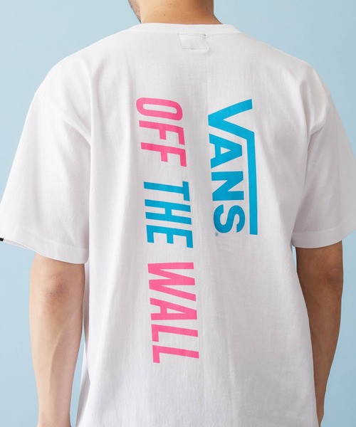 VANS/ヴァンズ Vertical FLV S/S T-Shirt ロゴプリント半袖Tシャツ