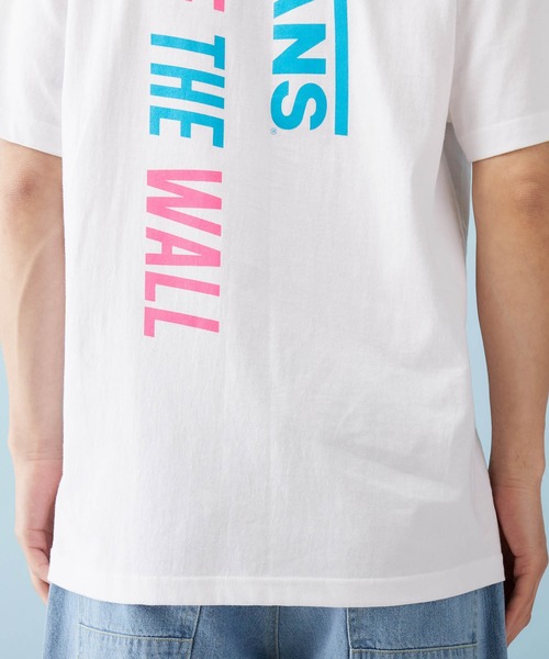 VANS/ヴァンズ Vertical FLV S/S T-Shirt ロゴプリント半袖T