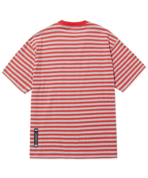 LMCの「『LMC』LMC ITALIC FN STRIPE TEE / イタリック スモール ロゴ ボーダー Tシャツ(Tシャツ/カットソー・メンズ・レッド/ブラック・MEDIUM/SMALL/LARGE)」の9枚目の写真