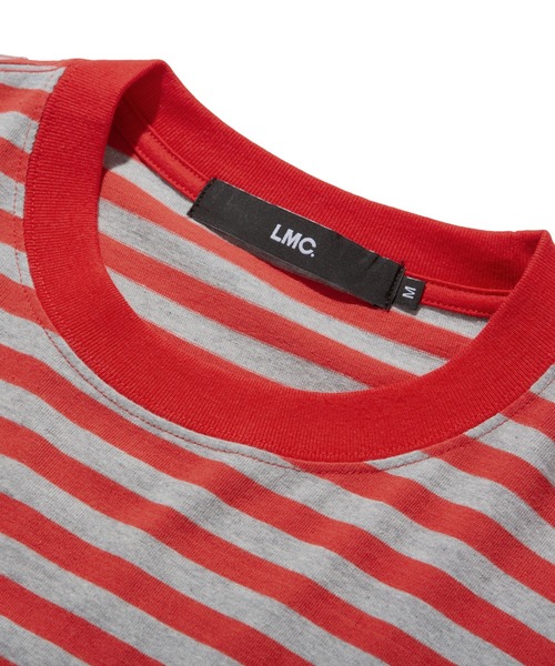 LMCの「『LMC』LMC ITALIC FN STRIPE TEE / イタリック スモール ロゴ ボーダー Tシャツ(Tシャツ/カットソー・メンズ・レッド/ブラック・MEDIUM/SMALL/LARGE)」の12枚目の写真