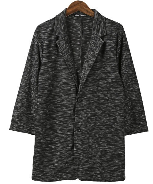 LUXSTYLE(ラグスタイル)の「七分袖ジャケット(テーラードジャケット・メンズ・ブラックミックス/ブルー系その他/ミックスグレー・M/XL/L)」の14枚目の写真
