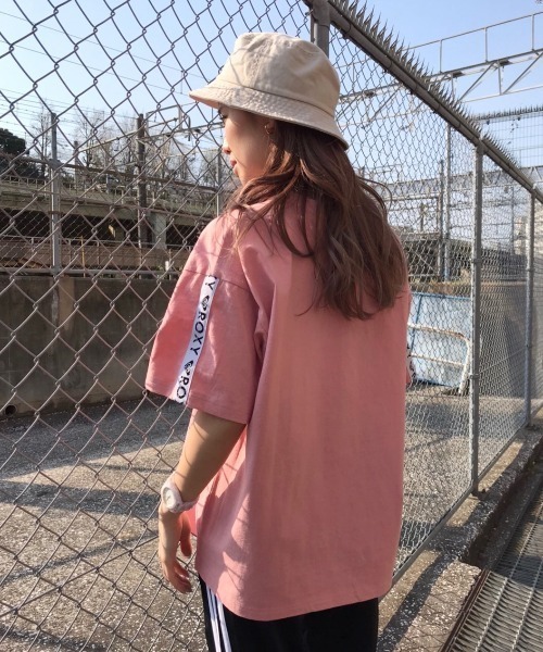 ROXY(ロキシー)の「【ムラサキスポーツ別注】ROXY RST202620M ビッグシルエット Tシャツ(Tシャツ/カットソー・レディース・パープル/ピンク/ホワイト・L/M)」の21枚目の写真
