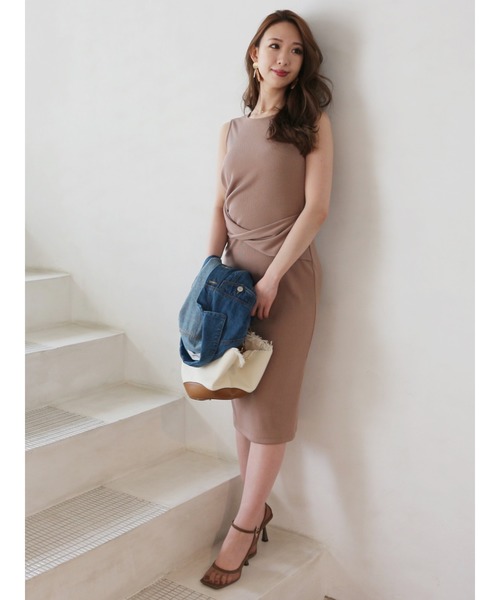 セール ツイストノースリーブタイトワンピース ワンピース Royal Party ロイヤルパーティー のファッション通販 Zozotown