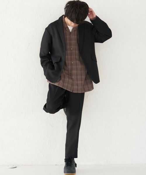 WYM LIDNM（ウィム バイ リドム）の「【WYM LIDNM】VINTAGE CHECK WIDE SHIRT（シャツ/ブラウス・メンズ・ブラウン/ベージュ・M/L）」の12枚目の写真