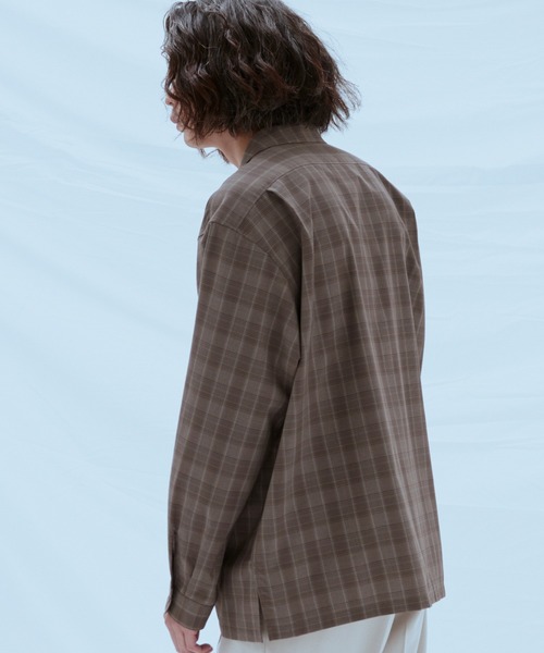 WYM LIDNM（ウィム バイ リドム）の「【WYM LIDNM】VINTAGE CHECK WIDE SHIRT（シャツ/ブラウス・メンズ・ブラウン/ベージュ・M/L）」の17枚目の写真