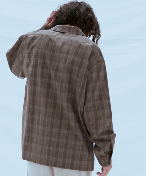 WYM LIDNM（ウィム バイ リドム）の「【WYM LIDNM】VINTAGE CHECK WIDE SHIRT（シャツ/ブラウス・メンズ・ブラウン/ベージュ・M/L）」の18枚目の写真
