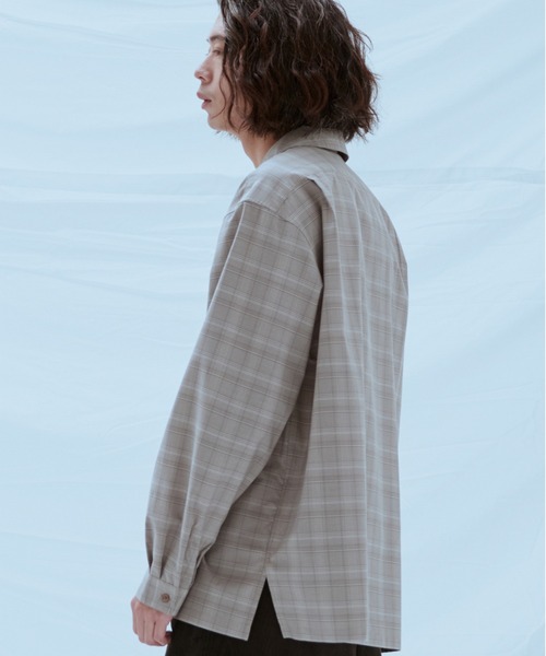 WYM LIDNM（ウィム バイ リドム）の「【WYM LIDNM】VINTAGE CHECK WIDE SHIRT（シャツ/ブラウス・メンズ・ブラウン/ベージュ・M/L）」の22枚目の写真
